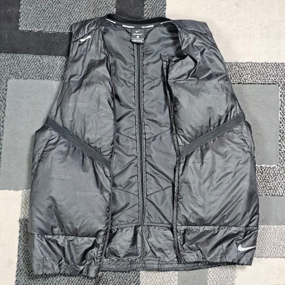 Nike Aeroloft Running Vest Mens Medium Black Excellent